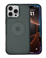 Stylish Durability Acrylic Corrugated Lines Skin Feel Case For iPhone 16 Pro Max