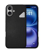 Premium Leather Heat Dissipation Protective Case for iPhone 16 Plus