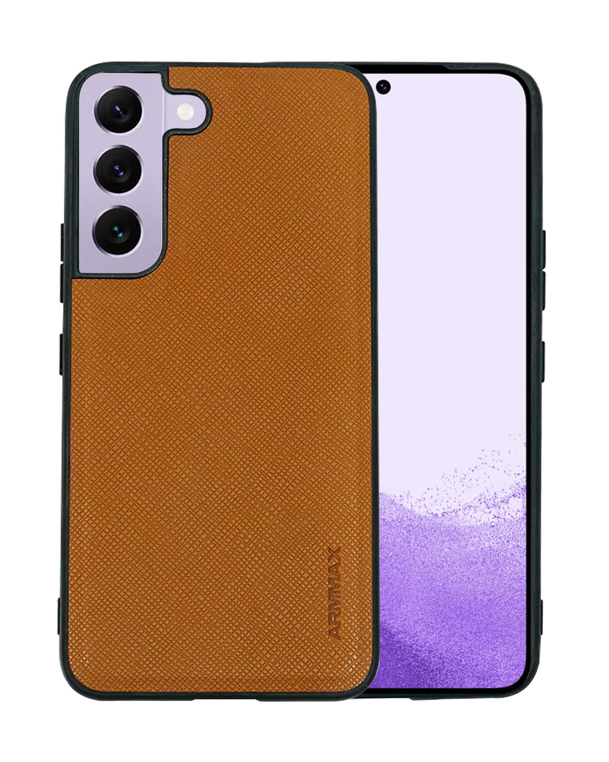 Premium Vintage Leather-Look Elegant Protection Case for Samsung S22