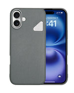 Premium Leather Heat Dissipation Protective Case for iPhone 16 Plus