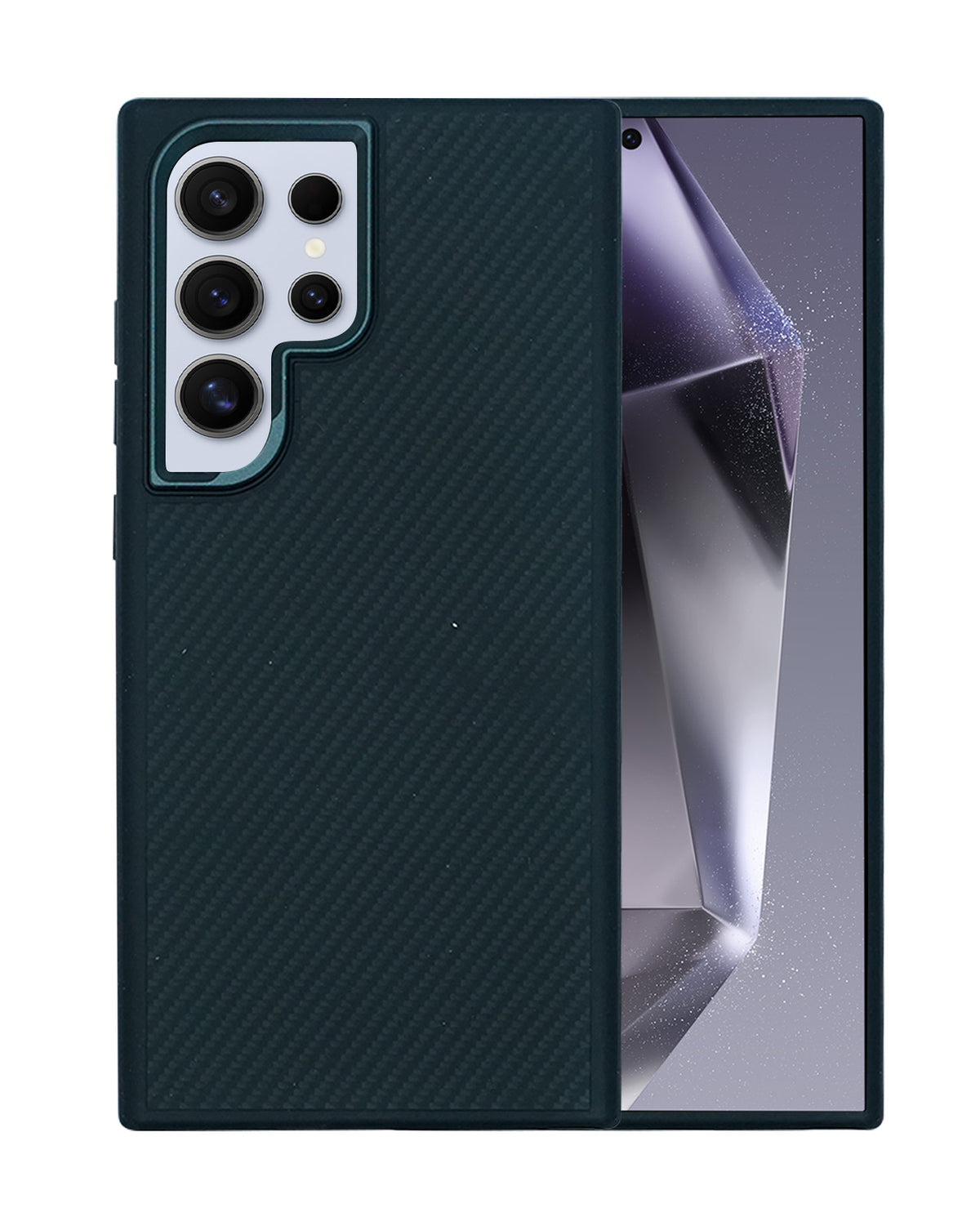 Stylish Matte Finish Carbon Fiber Kevlar Case for Samsung Galaxy S24 Ultra