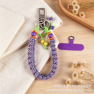 Candy Pop Braided Wrist Phone Lanyard