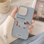 Vintage Dachshund Pattern Case