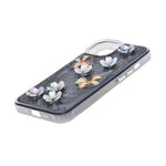 Luxury 3D Iridescent Pearl Flower & Butterfly Phone Case for iPhone 13 / 14