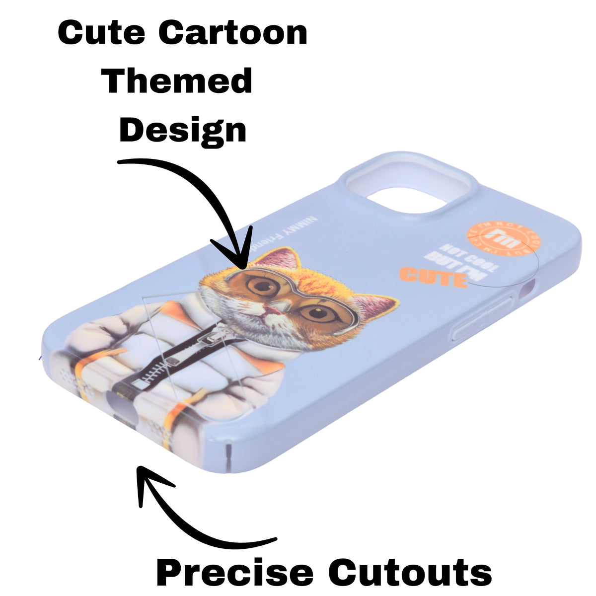 Hard Printed iPhone Case With Stand Back Cover For iPhone 13 / 14