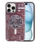 Futuristic Circuit Magsafe Wireless Cover For iPhone 13 Pro Max