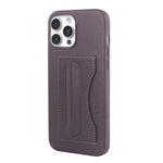 Smooth Leather Case With Card Holder Back Cover For iPhone 13 Pro Max