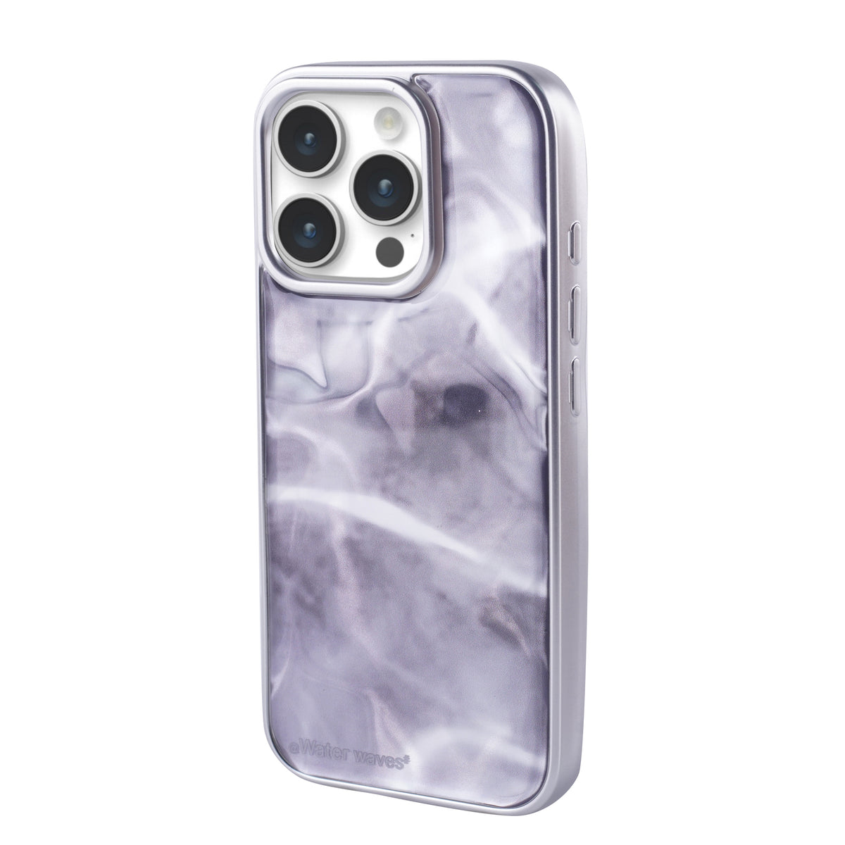 Deep Sea Grey Marble Bold & Protective Design iPhone 16 Pro Case