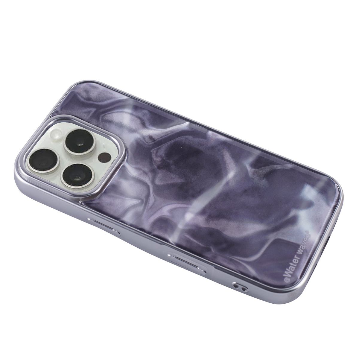 Deep Sea Grey Marble Bold & Protective Design iPhone 16 Pro Case