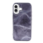 Deep Sea Grey Marble Bold & Protective Design iPhone 16 Plus Case