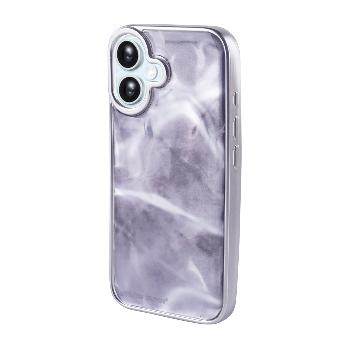 Deep Sea Grey Marble Bold & Protective Design iPhone 16 Case