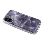 Deep Sea Grey Marble Bold & Protective Design iPhone 16 Case