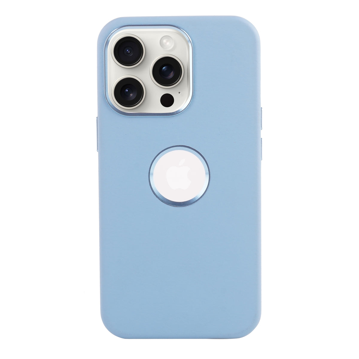 Vegan Leather Slim Logo View Classic Luxury Elegant Thin Protective Cover For iPhone 13 Pro