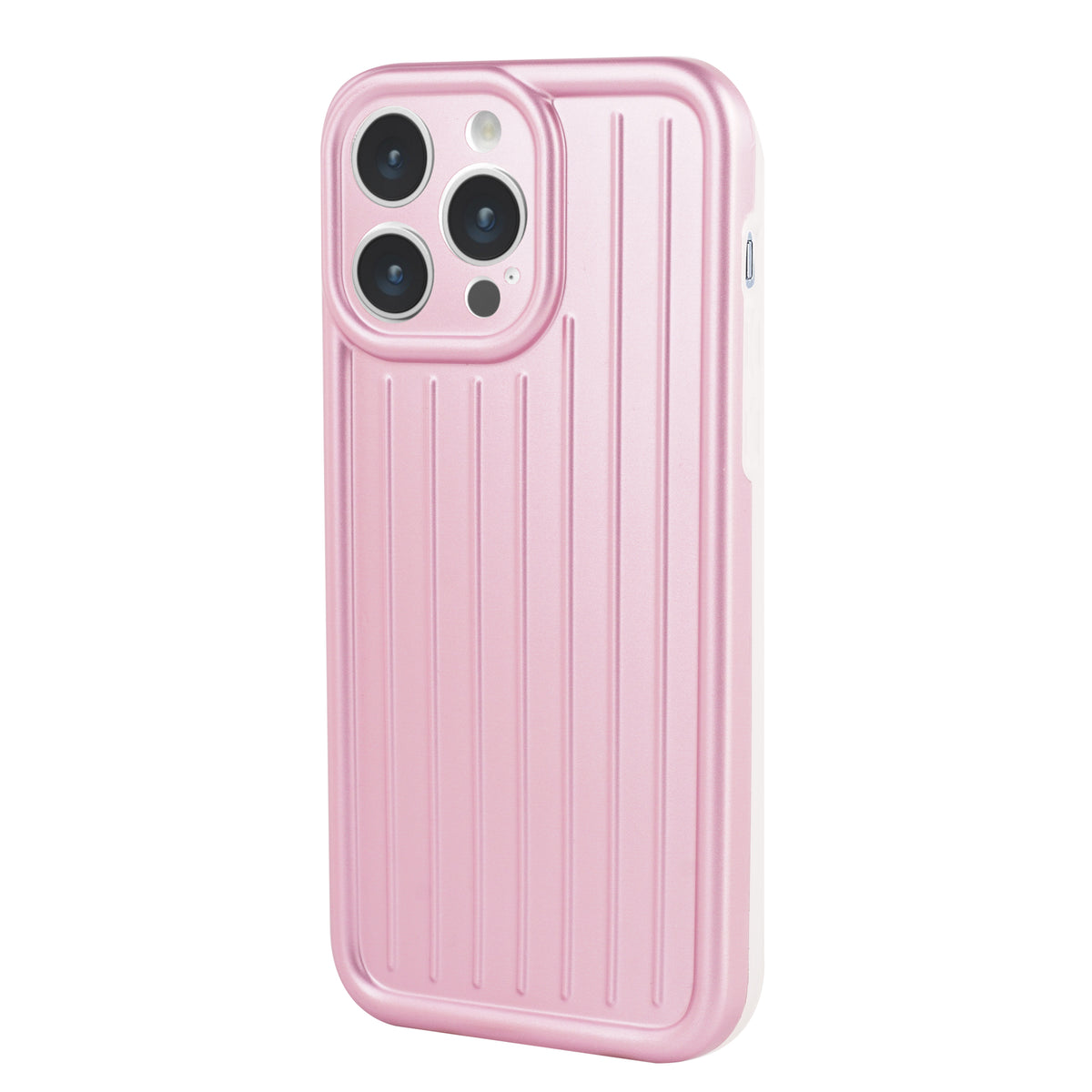 Corrugated Lines Pattern Matte Plating Cover For iPhone 14 Pro Max