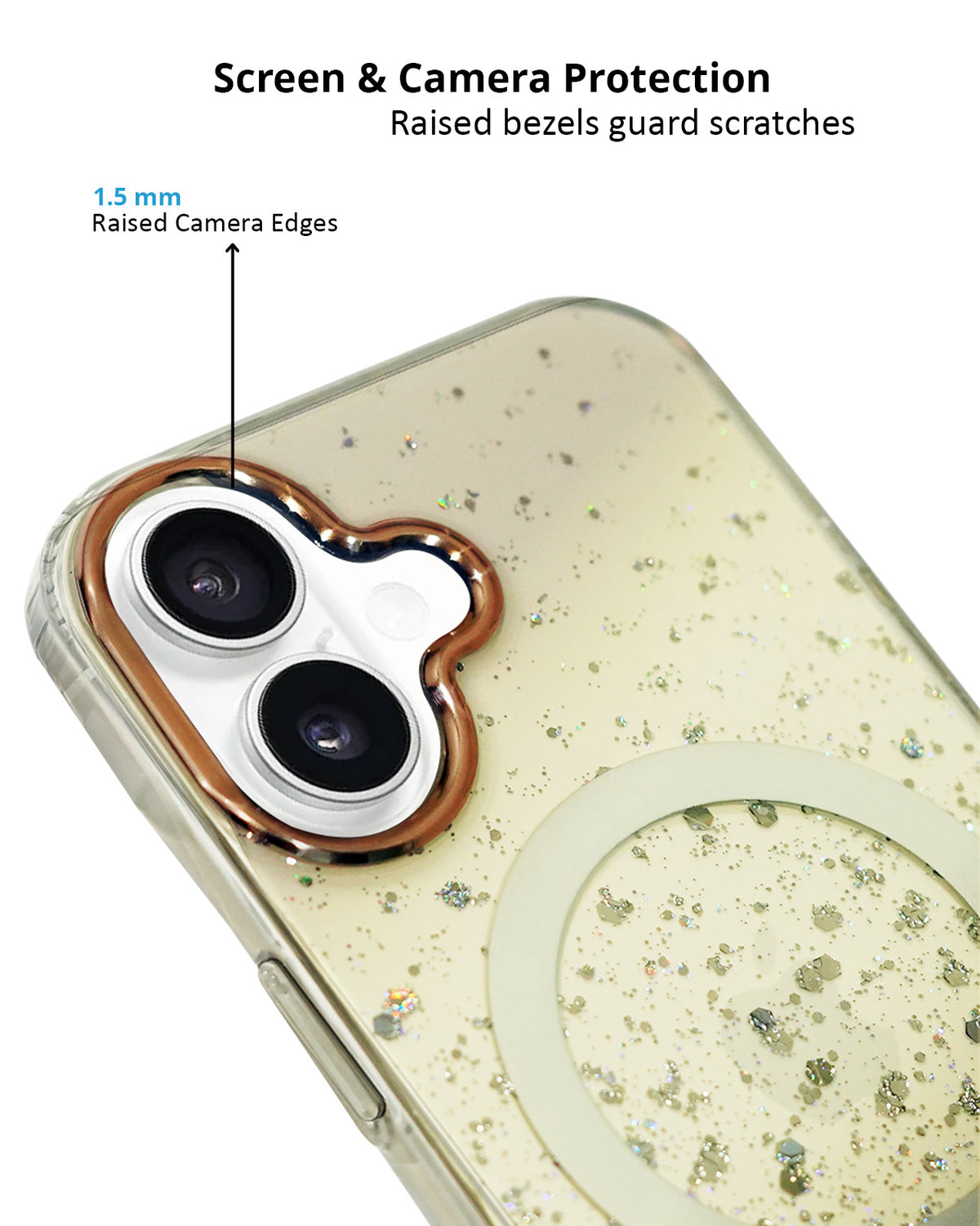Gradient Glitter Sparkling MagSafe Compatible Protective Case for iPhone 16