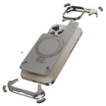 Heavy-Duty Metal Screw Armor Rotating Magnetic Ring Stand Case for Your iPhone