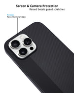 Premium Carbon Leather Stylish Protection Case for iPhone 16 Pro Max