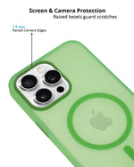 Frosted Translucent MagSafe Silicone Case for iPhone 16 Pro Max