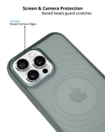 Stylish Durability Acrylic Corrugated Lines Skin Feel Case For iPhone 16 Pro Max