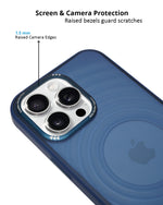 Stylish Durability Acrylic Corrugated Lines Skin Feel Case For iPhone 16 Pro Max