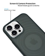 Stylish Durability Acrylic Corrugated Lines Skin Feel Case For iPhone 16 Pro Max