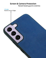 Premium Vintage Leather-Look Elegant Protection Case for Samsung S22
