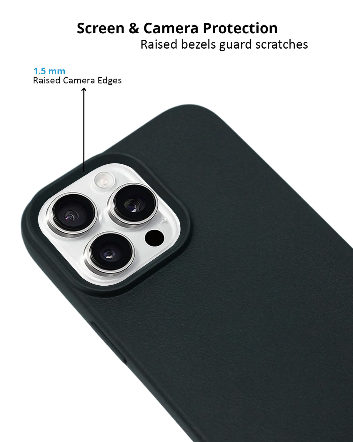 Luxury Leather Style Premium Silicone Elegant Case for iPhone 16 Pro Max