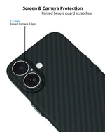 Ultra Thin Carbon Fiber Lightweight Durable MagSafe Case for iPhone 16