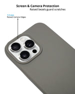 Luxury Leather Style Premium Silicone Elegant Case for iPhone 16 Pro Max