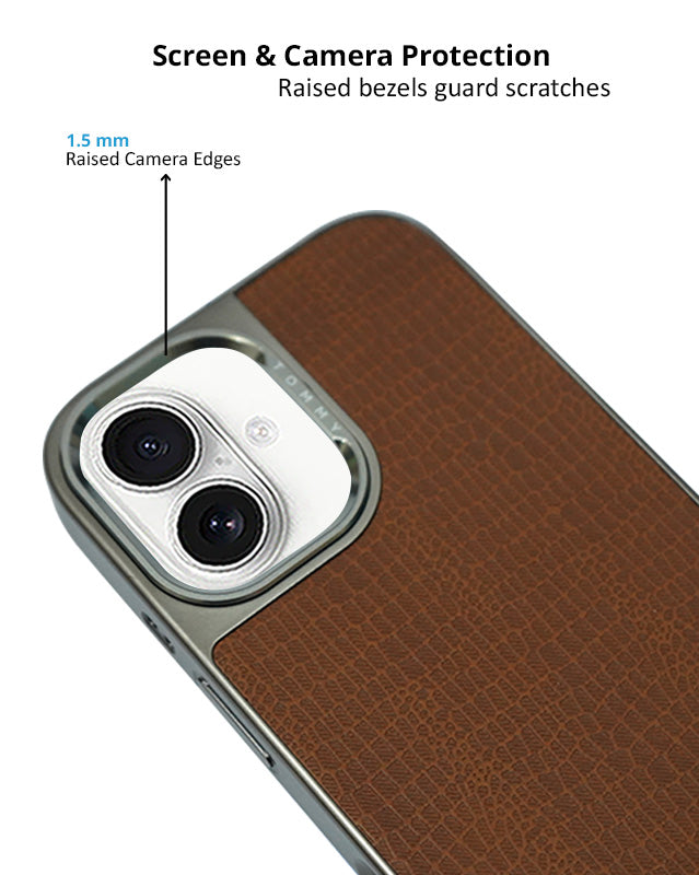 Tommy Hilfiger Premium Protection and Timeless Elegance Leather Case for iPhone