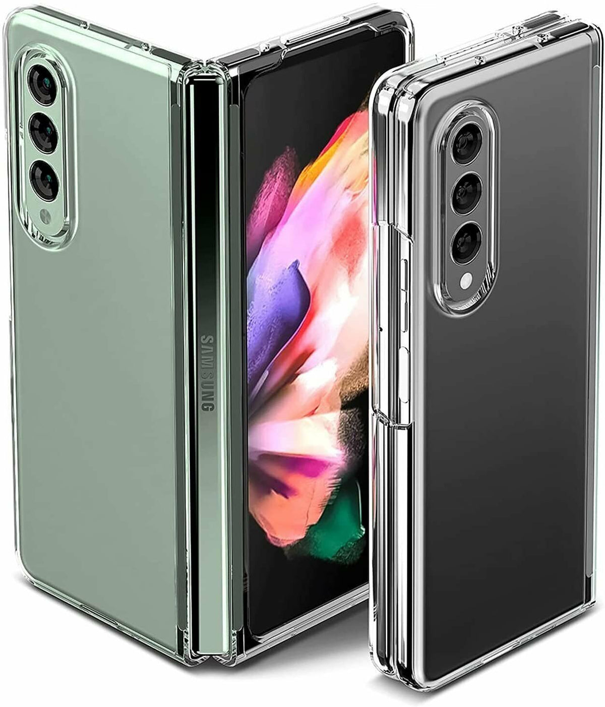 Ultra-Clear Anti-Yellow Durable & Sleek Protection Slim Hard Case for Samsung Fold Series