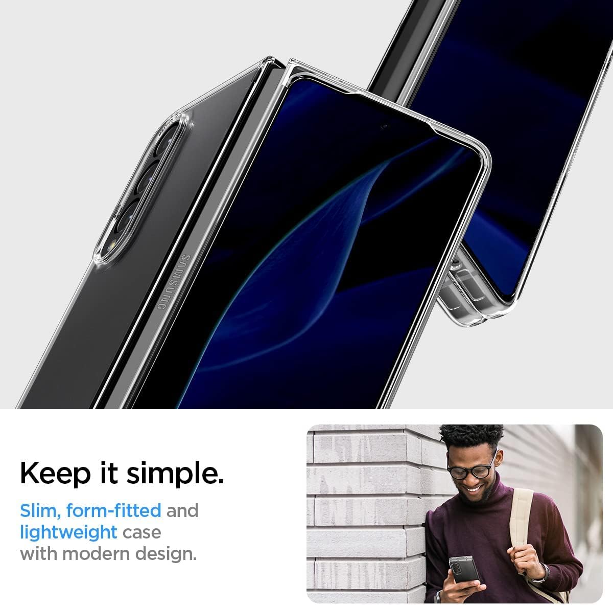 Ultra-Clear Anti-Yellow Durable & Sleek Protection Slim Hard Case for Samsung Fold Series