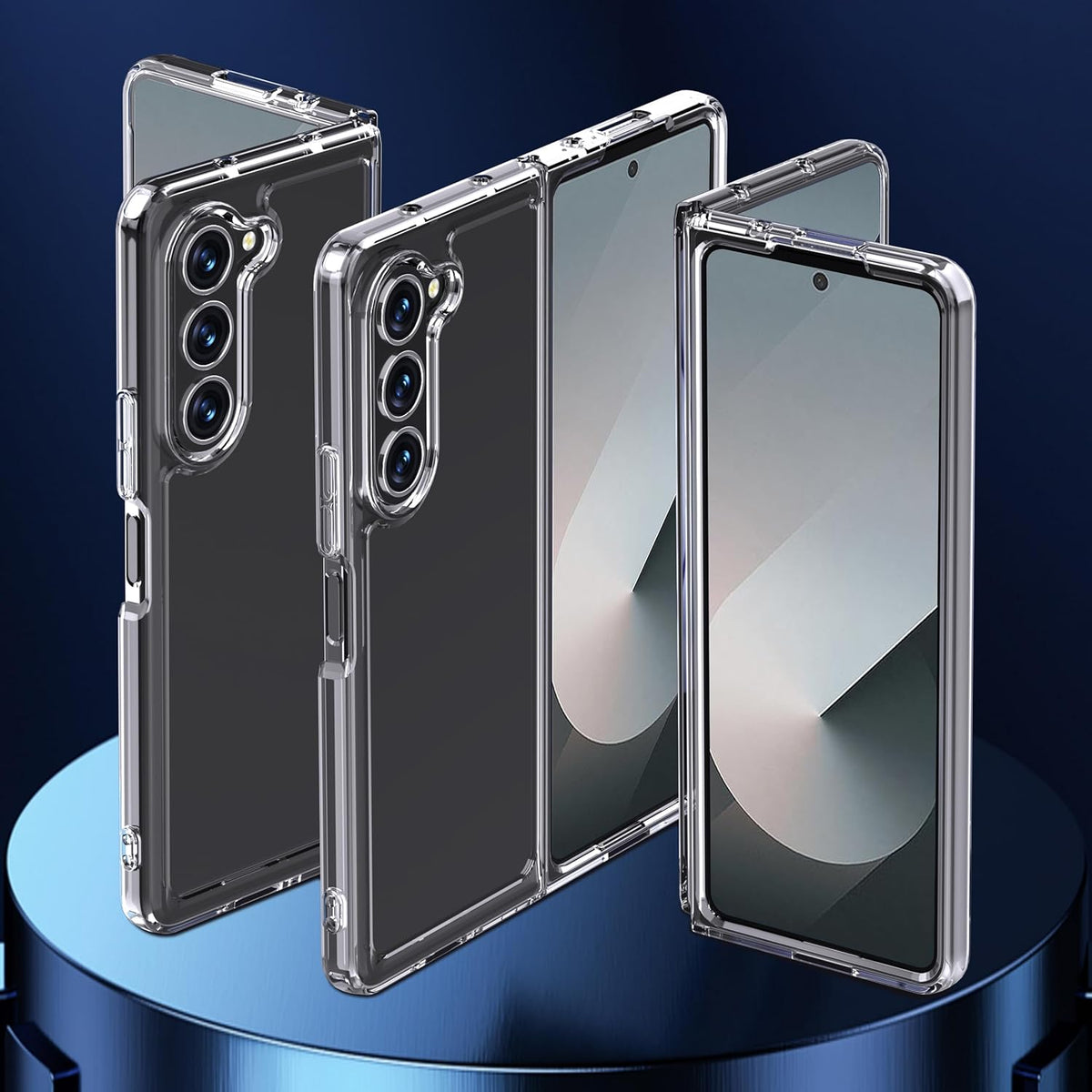 Ultra-Clear Anti-Yellow Durable & Sleek Protection Slim Hard Case for Samsung Fold Series