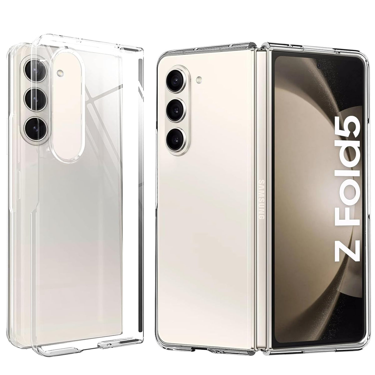 Ultra-Clear Anti-Yellow Durable & Sleek Protection Slim Hard Case for Samsung Fold Series