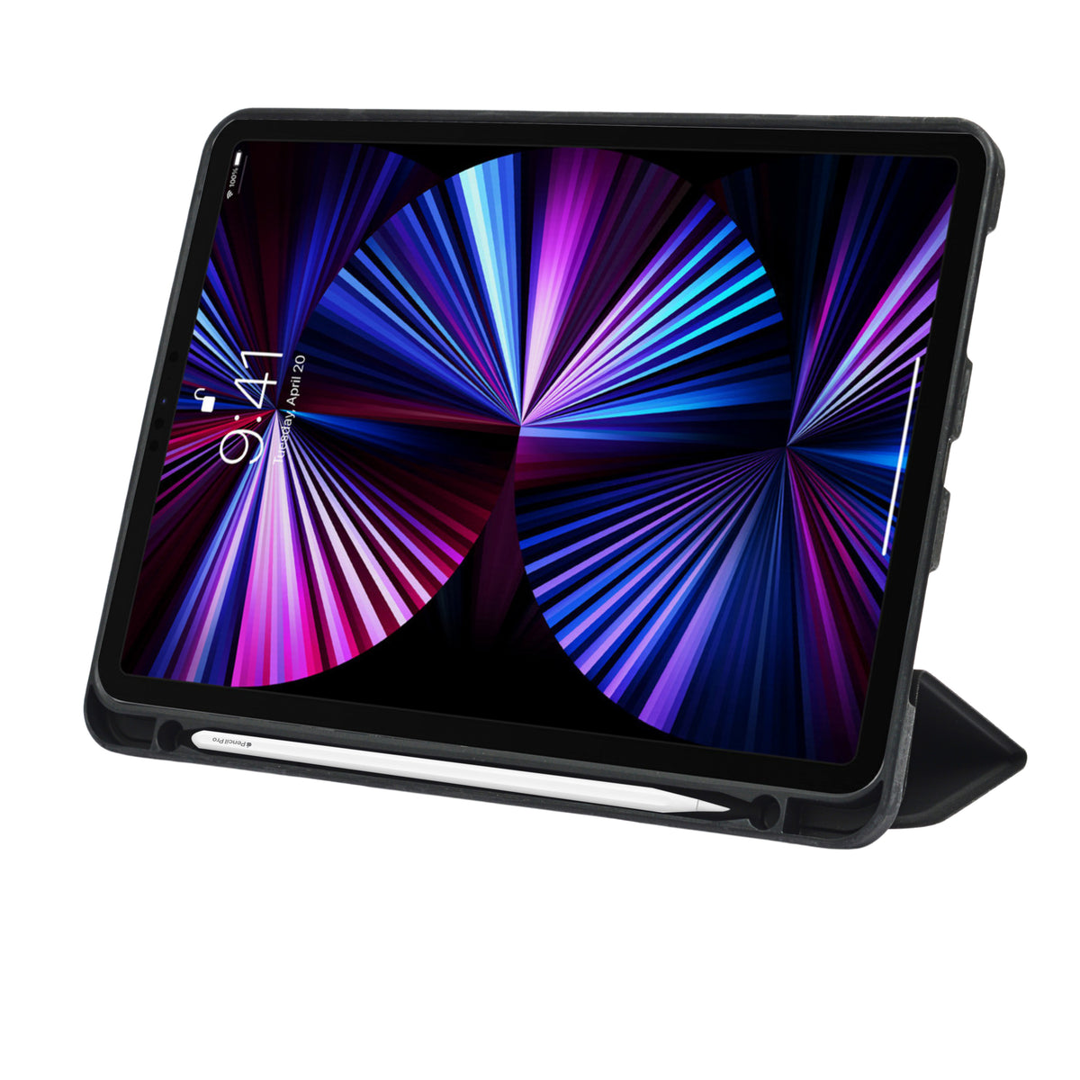 Trifold Stand Smart Folio Case with In-Built Pen Holder for iPad Pro 11