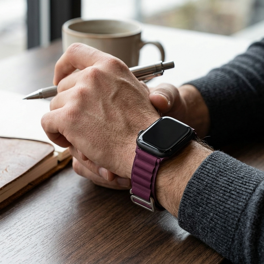 Alpine Nylon Loop Band with Metal-g hook for iWatch