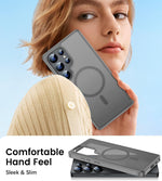 Matte Finish MagSafe Slim & Stylish Case for Samsung Galaxy S25 Ultra