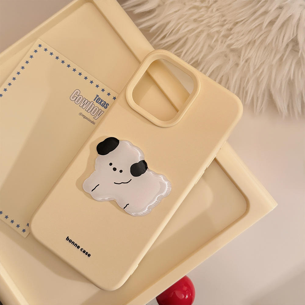 3D Puffy Spotted Puppy Case