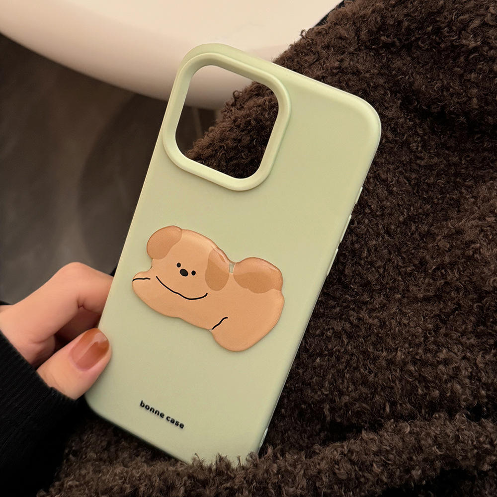 Minimalist 3D Puffy Toast Matte Case