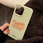 Minimalist 3D Puffy Toast Matte Case