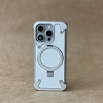 Heavy-Duty Metal Screw Armor Rotating Magnetic Ring Stand Case for Your iPhone