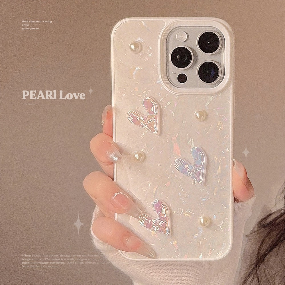 Crystal Pearl Love Case