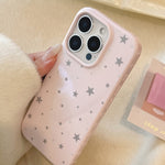 Aesthetic Minimalist Star Pattern Matte Case