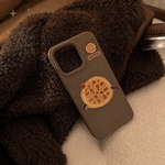 3D Puffy Waffle Matte Case