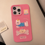 Puffy Puppy & Bone Charm Case