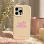3D Puffy Pink Cat Matte Case