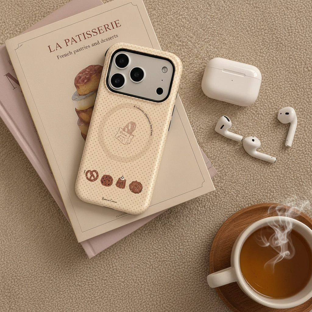 Coffee & Cookies Aesthetic Matte MagSafe Phone Case