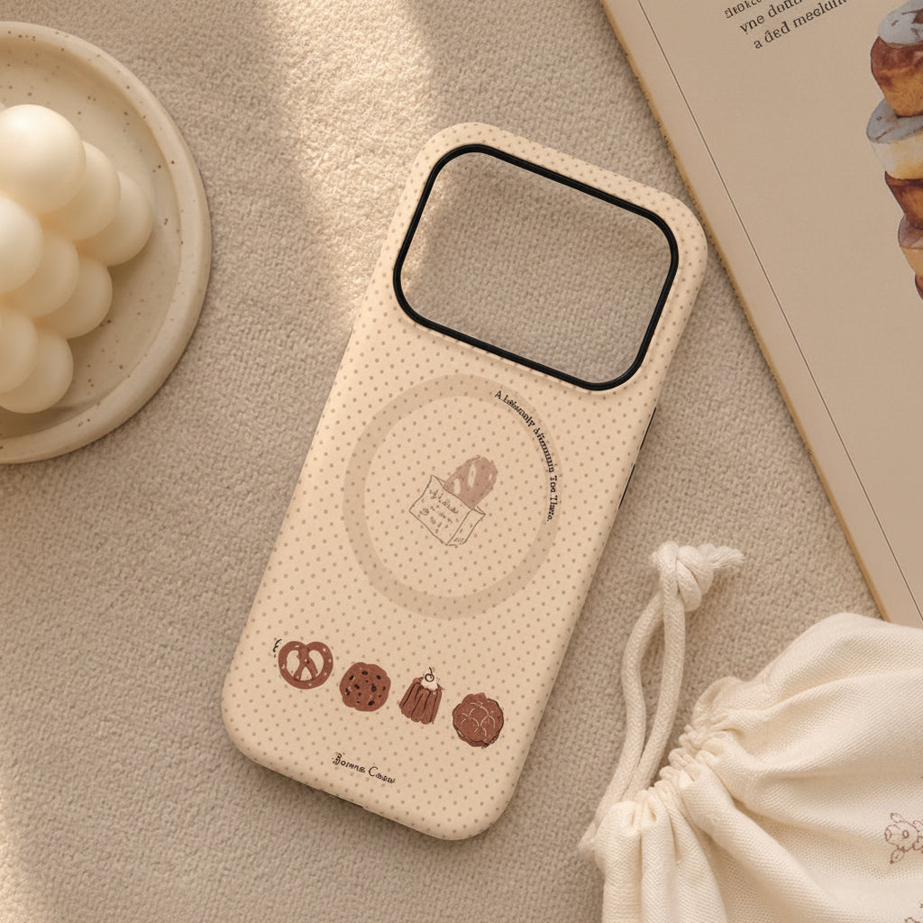 Coffee & Cookies Aesthetic Matte MagSafe Phone Case