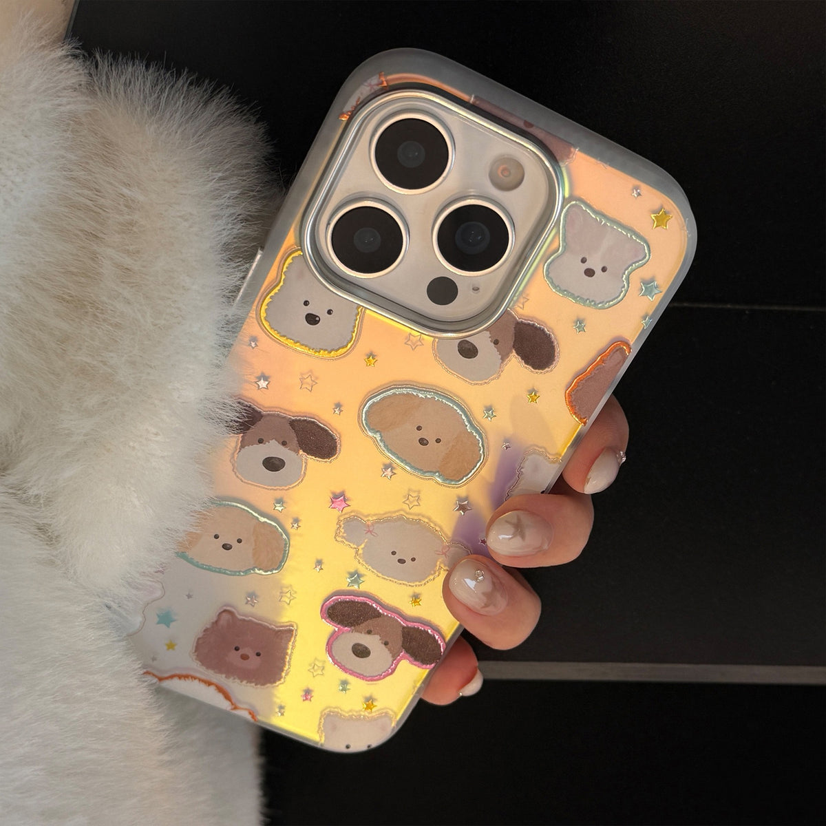 Puppy & Bear Iridescent Laser Case