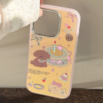 Aesthetic Pastel Purple Glitter Birthday Cake & Toy Poodle Case